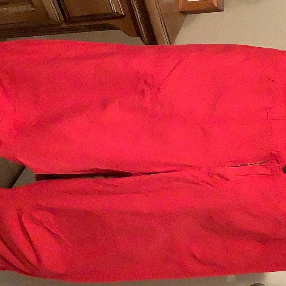 Bamboo Traders capris, size 4. Tangerine color. Good condition